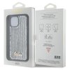 Guess GUHCP15SPSFDGSS iPhone 15 / 14 / 13 6.1 srebrny/silver hardcase Sequin Script Metal